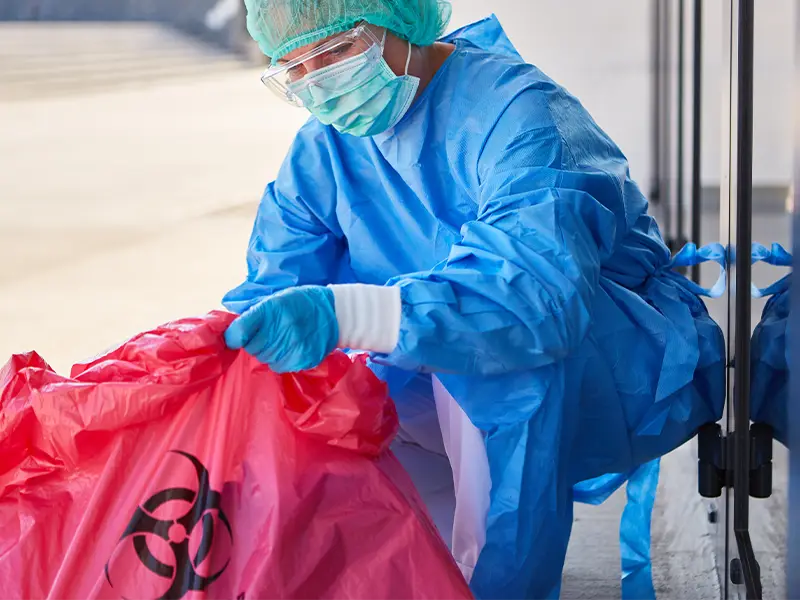 Biohazard cleanup services